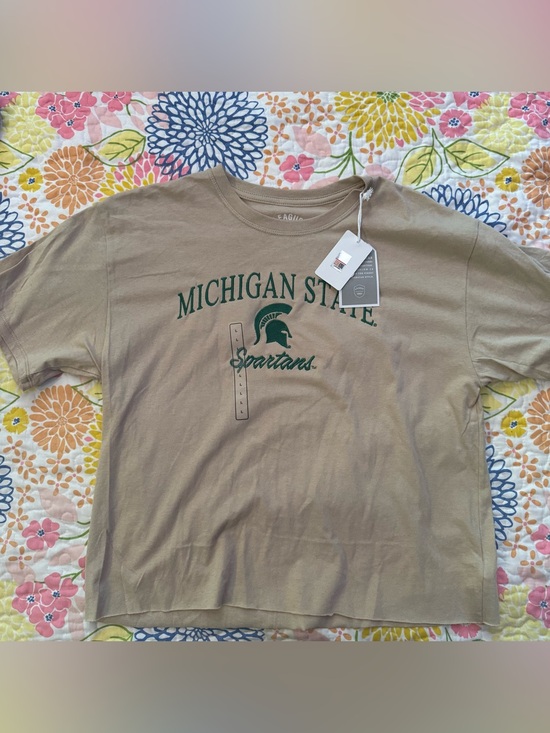League Tops - NWT Large Michigan state university msu tshirt